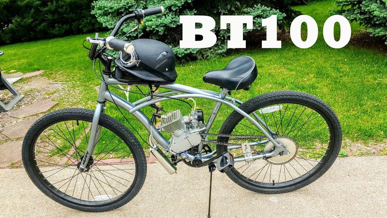 Двигатель BT100 для 26-дюймового пляжного круизера! Обзор и тест скорости! Тюнинг BBR 80/100 куб. см