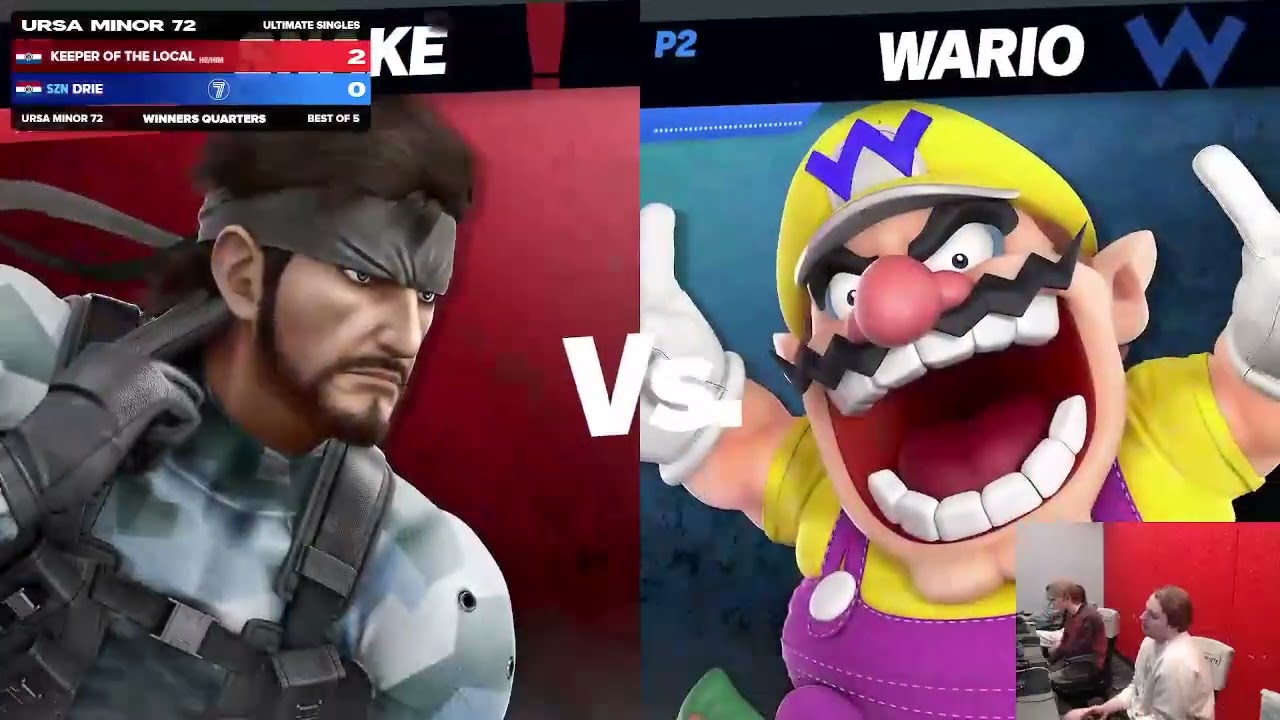 URSA MINOR 72 - indecisive (Snake) vs. drie (Wario)
