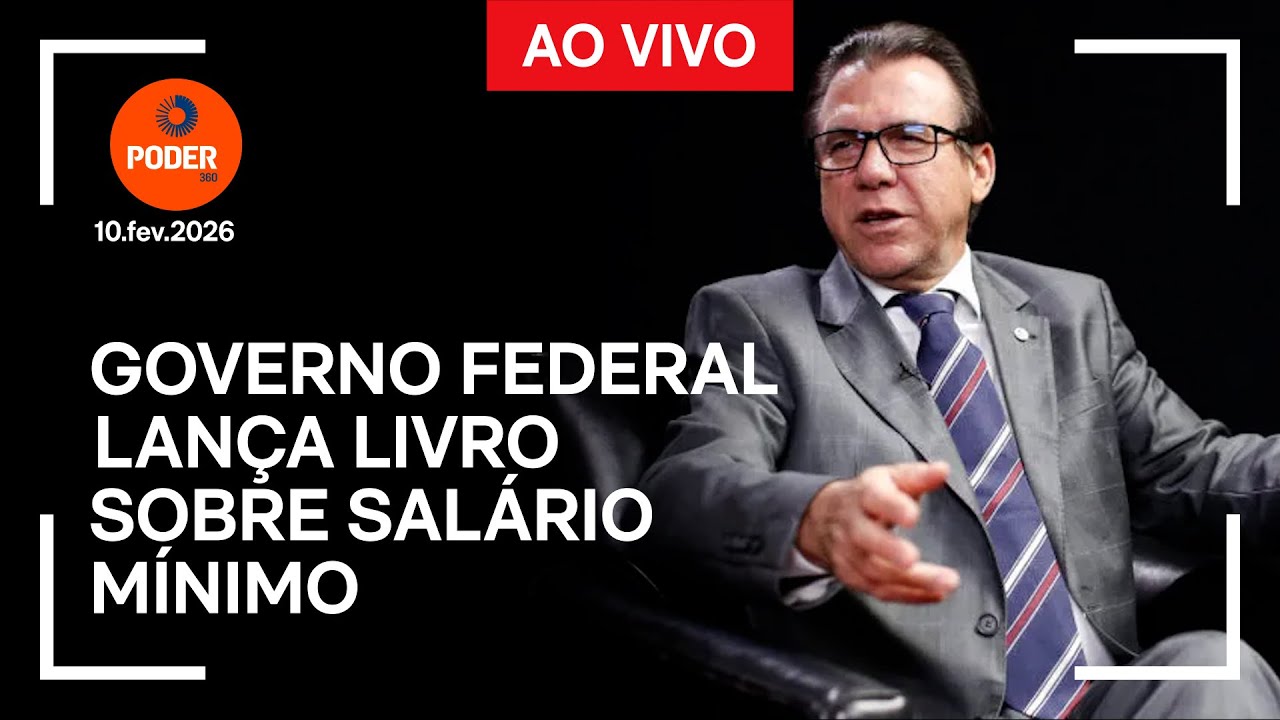 Ao vivo: governo federal lança livro sobre salário mínimo