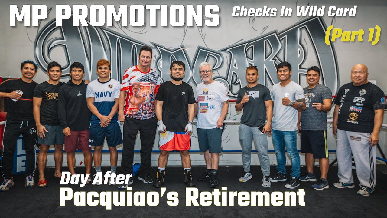 MP Promotions Checks In Wild Card, Day After Pacquiao's Retirement. (PART 1)