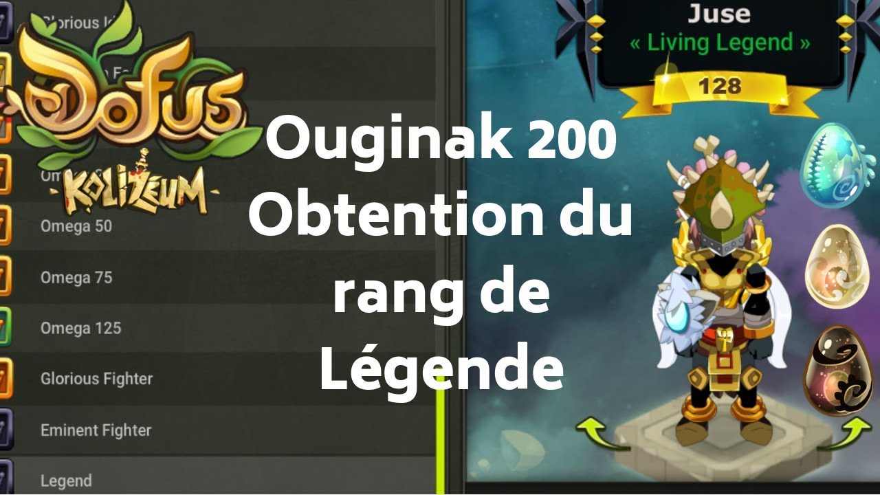 Ouginak 200 Obtention du rang de L&eacute;gende / Obtaining Legend in 3v3 Solo Koli Season 2 - Dofus 2.49