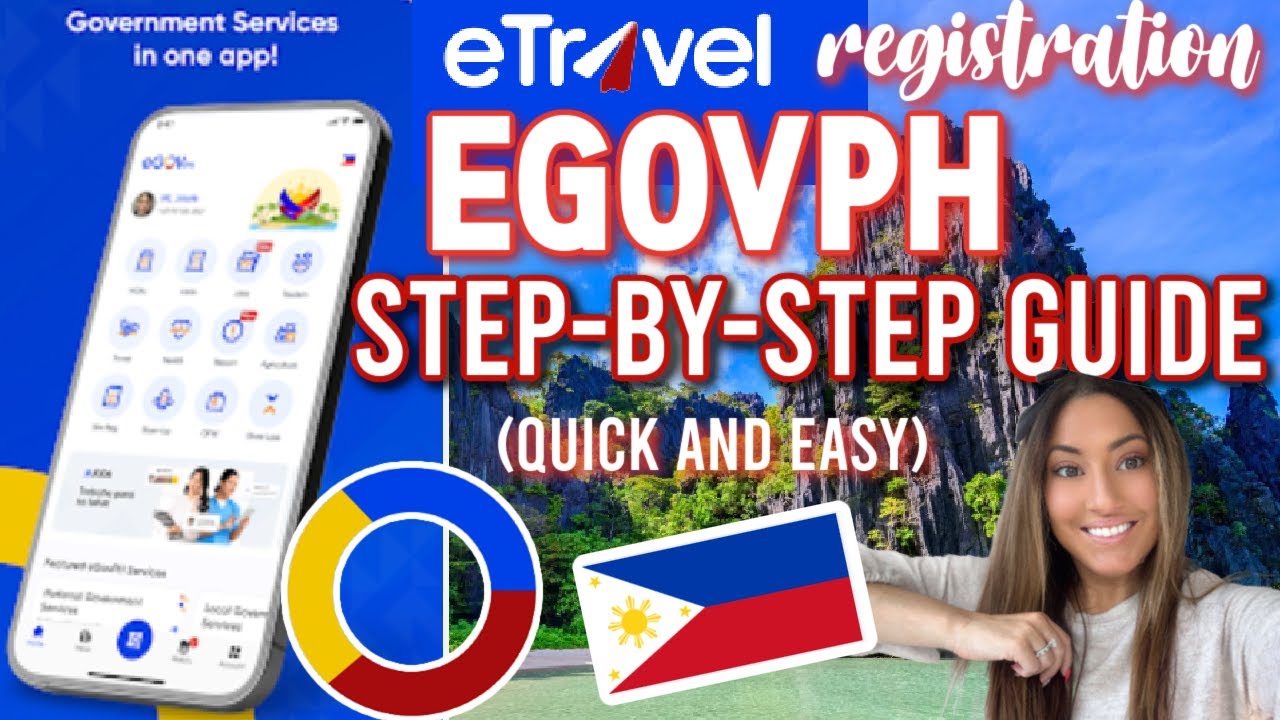 🇵🇭 E TRAVEL REGISTRATION FOR THE PHILIPPINES *EGOVPH* Easy guide