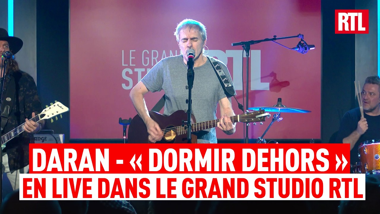 Daran - Dormir dehors (Live) Le Grand Studio RTL