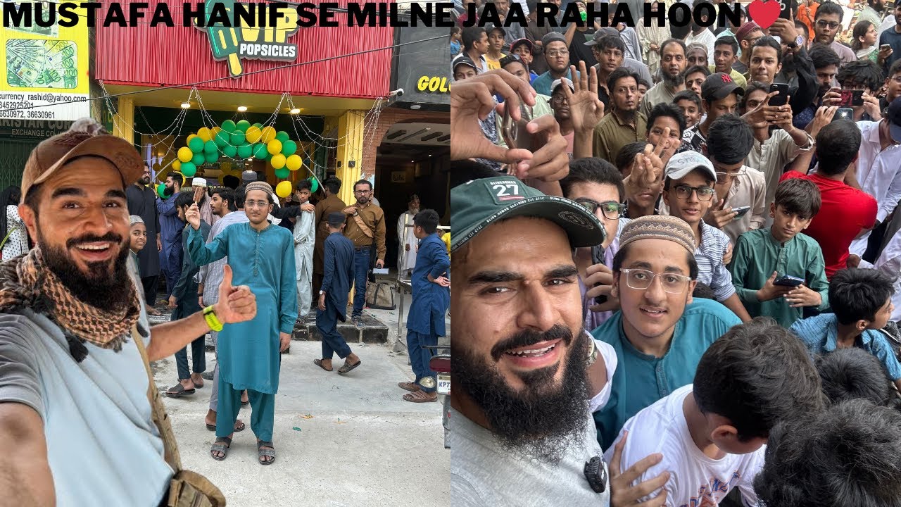Mustafa Hanif Bhai Se Milane Gaye ❤️ VIP Popsicles Bahut Maza Aaya 😋