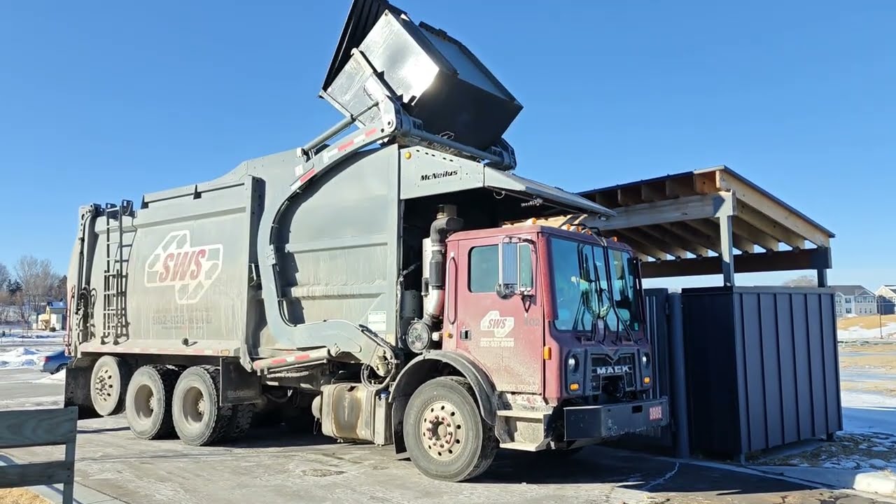 Suburban Waste SWS: Mack TerraPro McNeilus Atlantic @minnesotagarbageman 