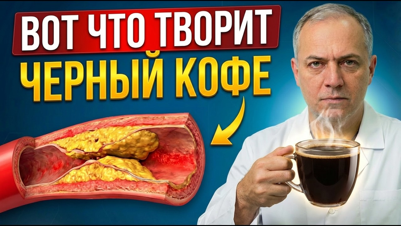 99% Людей НЕ ЗНАЮТ — Вот что творит ЧЕРНЫЙ КОФЕ