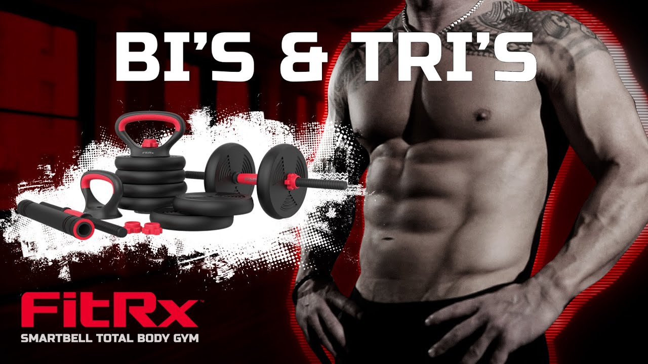 FitRx SmartBell Total Body Gym Exercise Video – Biceps and Triceps