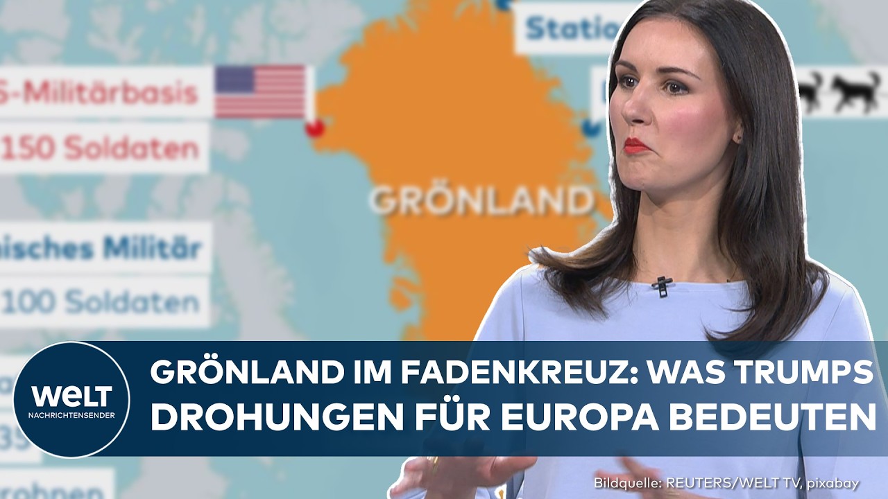 GR&Ouml;NLAND: Diese Karten zeigen, warum Gr&ouml;nland pl&ouml;tzlich im Fokus steht