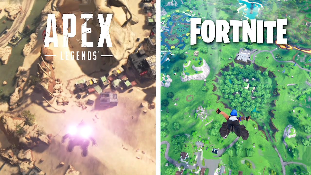 Fortnite vs. Apex Legends Comparison | Gameplay, Animations & Graphics