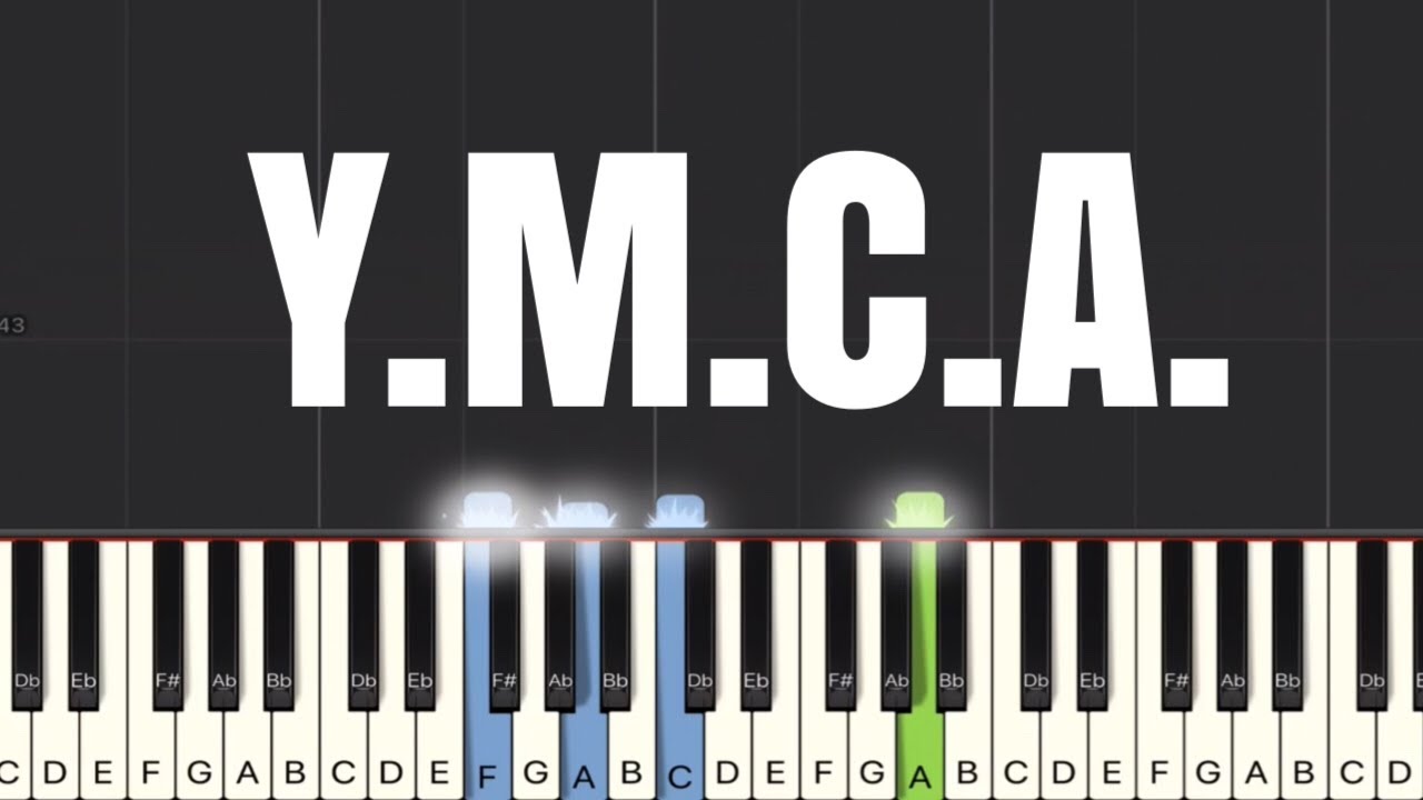 Village People - YMCA Piano Tutorial | Medium