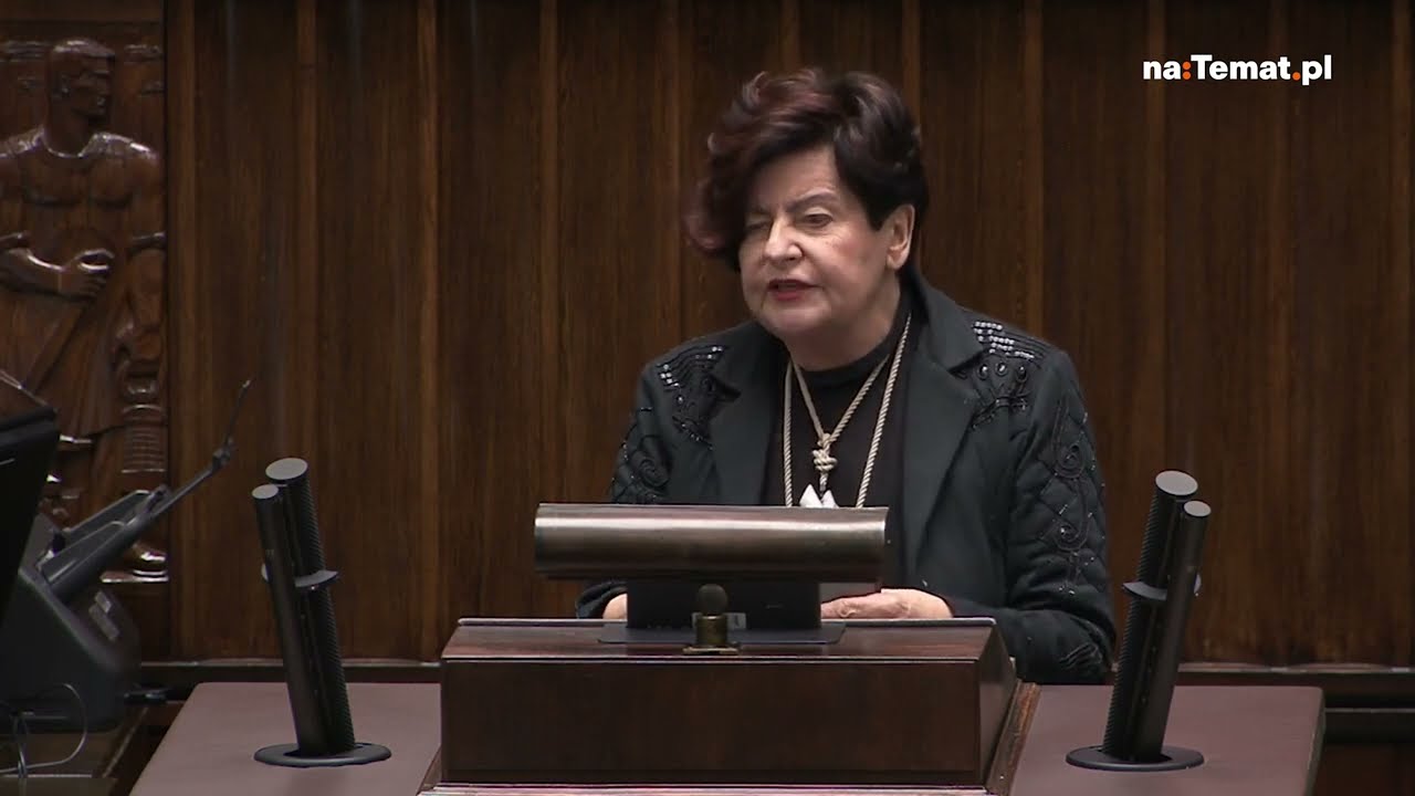 Senyszyn zabrała głos ws. uchwały w obronie Jana Pawła II. Po jej słowach grupa posłów opuściła salę
