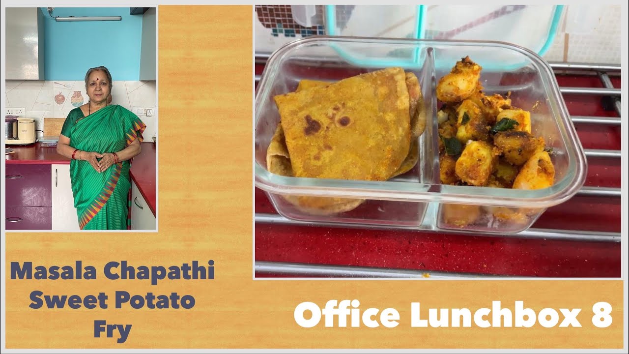 Tasty Sweet Potato Sabji &  Masala Chapathi
