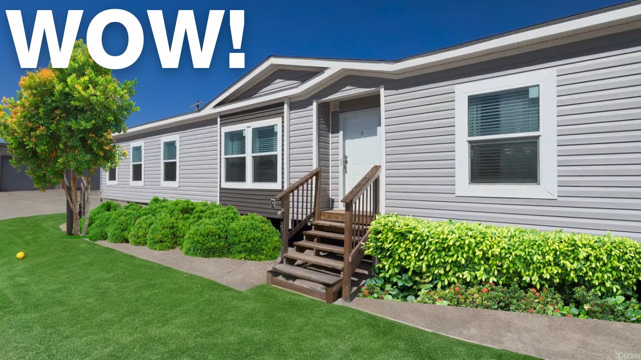 MASSIVE 4-bed, 2-bath manufactured home with SHOCKING amenities!