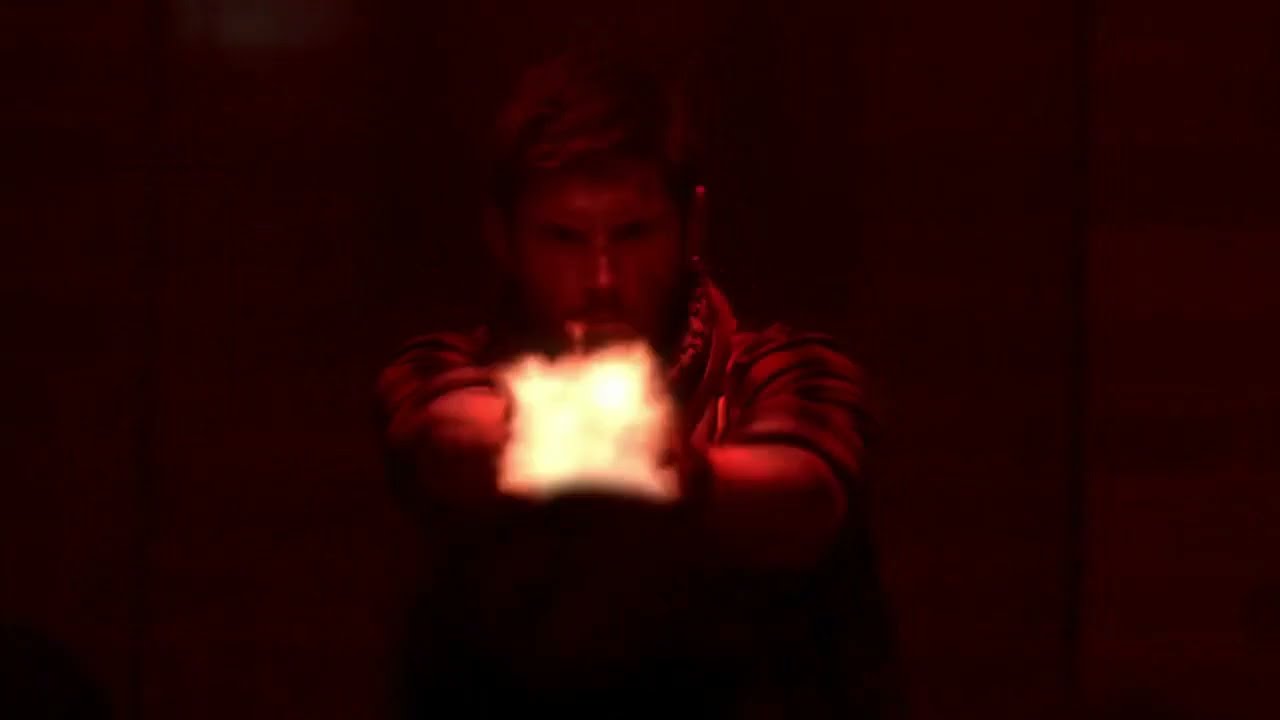 Jensen Ackles coordinates the fight scene in the Atomic Monsters series