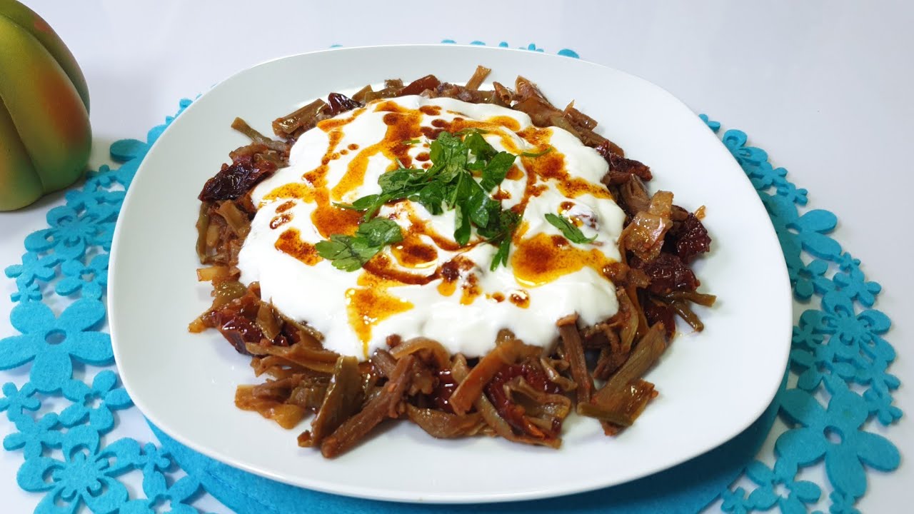 Kuru Sebze Kavurması (Yoğurtlu Mantı Tadında)