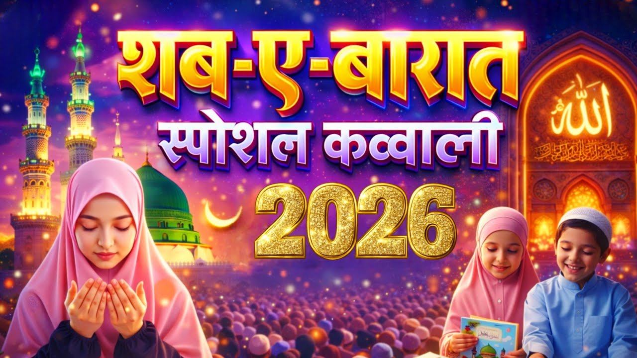 Shab-E-Barat Qawwali 2026 👑 Khwaja Garib Nawaz ❤️ Superhit Kavvali Ajmer Sharif 🆕 New Kavvali 2026