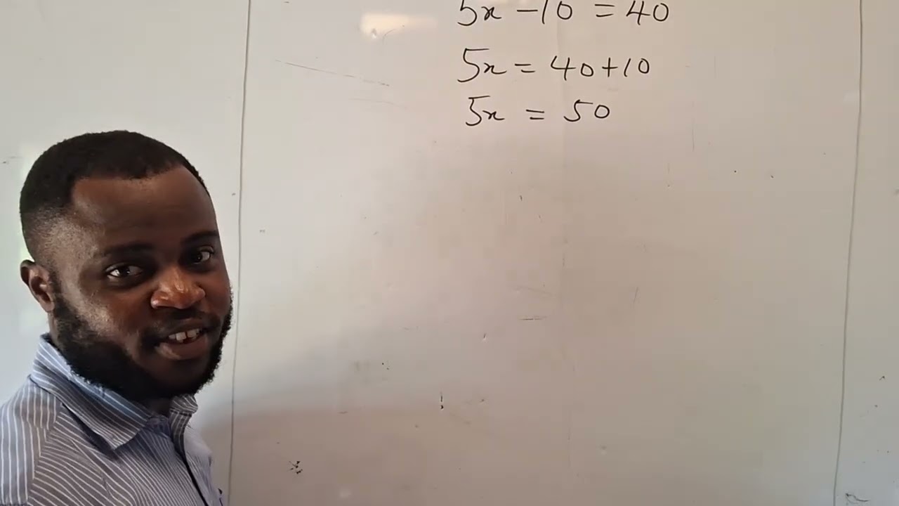 Introduction to Linear Equations (Part 1)