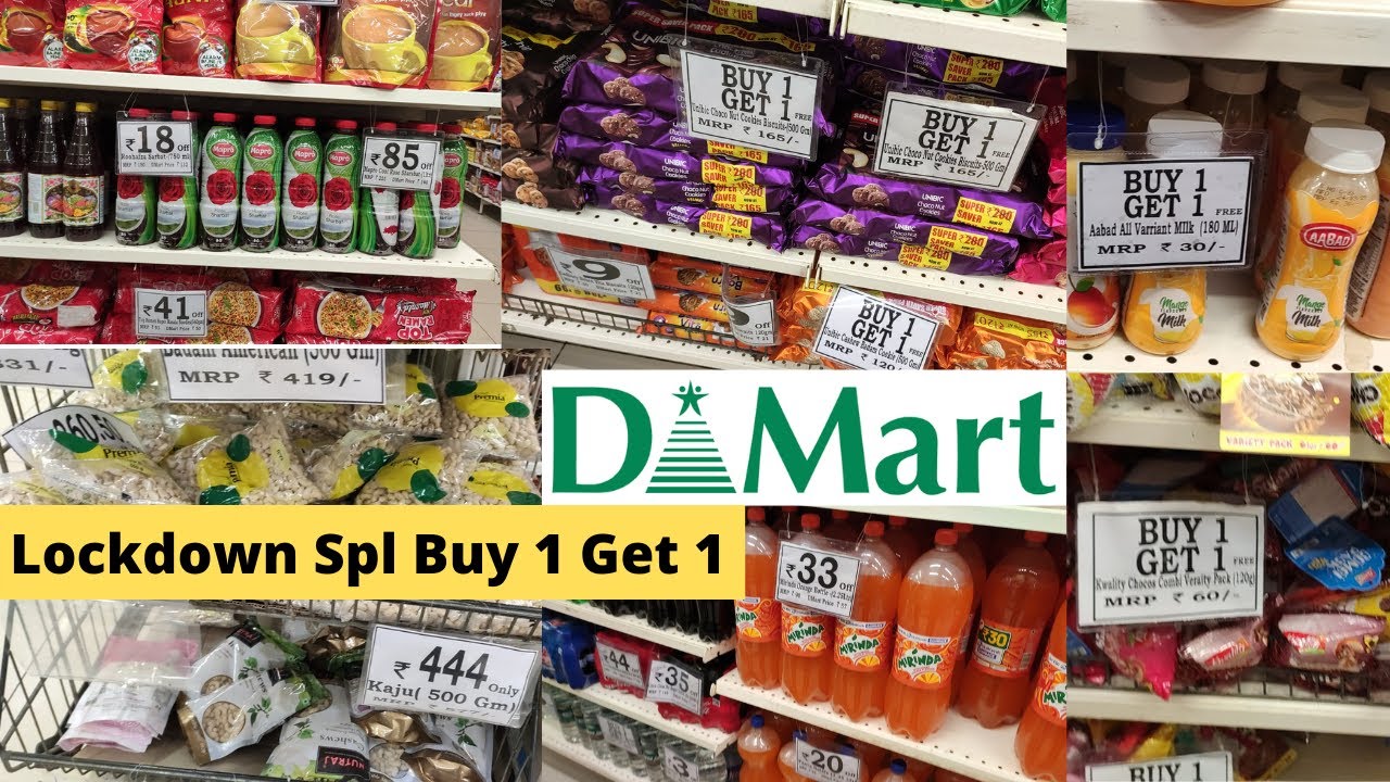 Dmart Lockdown Grocery Offers BUy1 Get1 New Rules Timmings | Best Offers