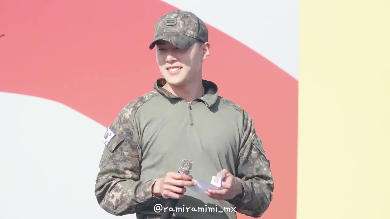 [4K][몬스타엑스 민혁] 231006 지상군페스티벌 1일차  군가잘함 노래방 FULL 민혁 FOCUS