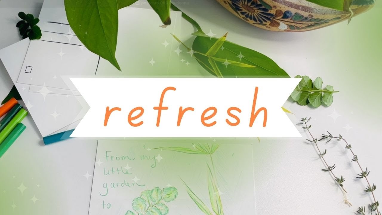 Coloring a Hand-Drawn Postcard: Chill Creative Refresh | Therapeutic Art (postcard 1)