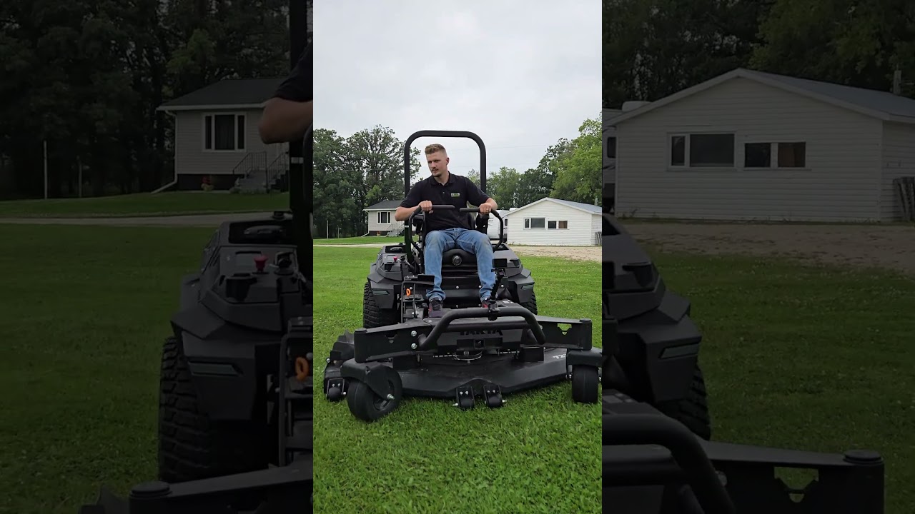Mowing at 18 MPH!! Fastest Mower EVER #lawncare #yakta #yaktamowers