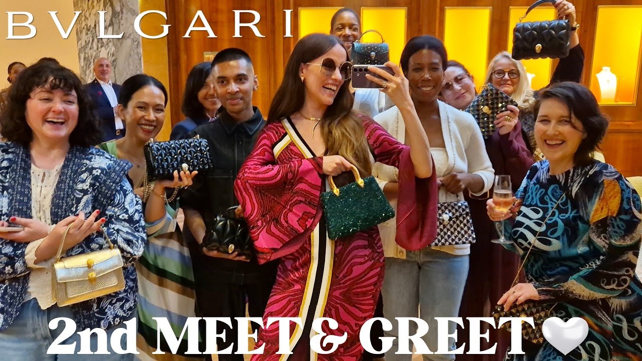 HOTTEST NEW BAGS 🔥 BVLGARI x Mary Katrantzou | My 2nd Subscriber MEET & GREET - I LOVE YOU GUYS ❤️