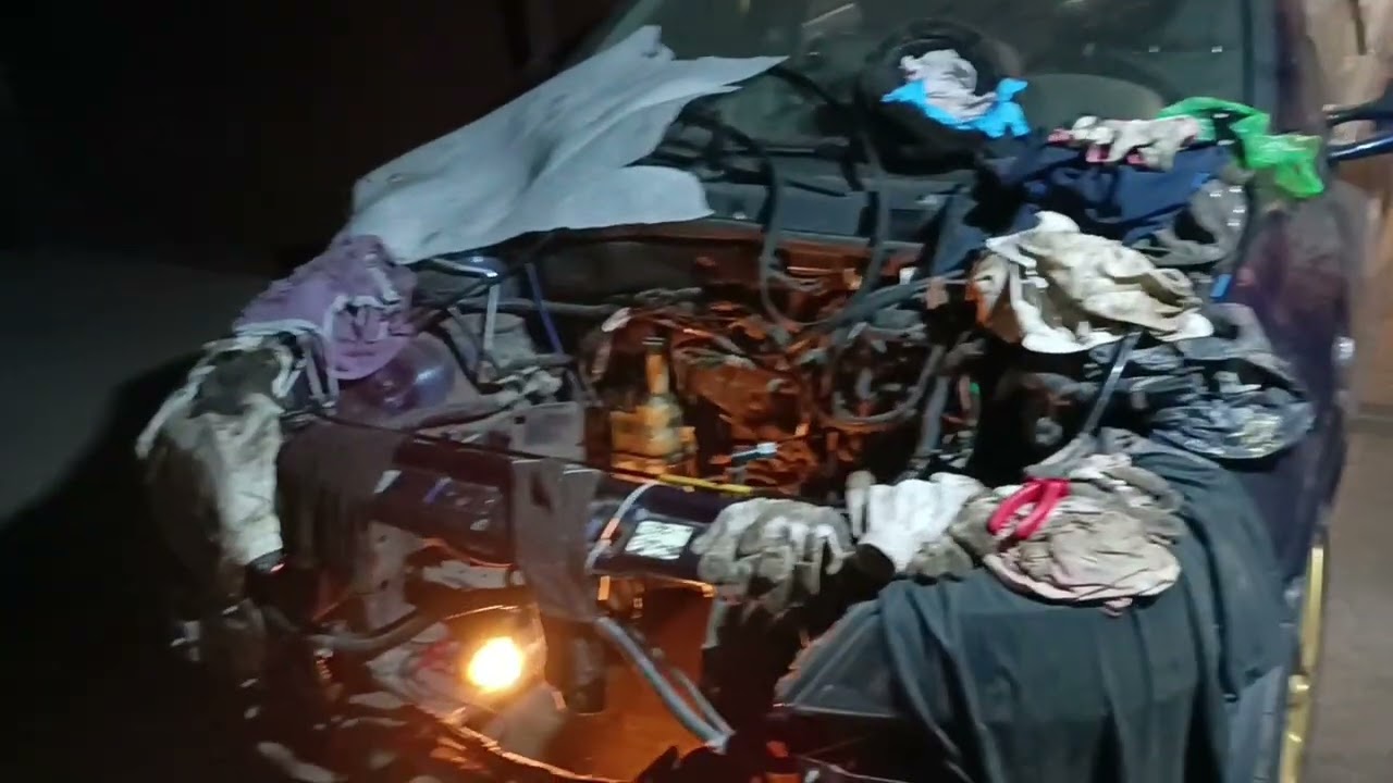 Astra G,swap X25XE...установка мотора...