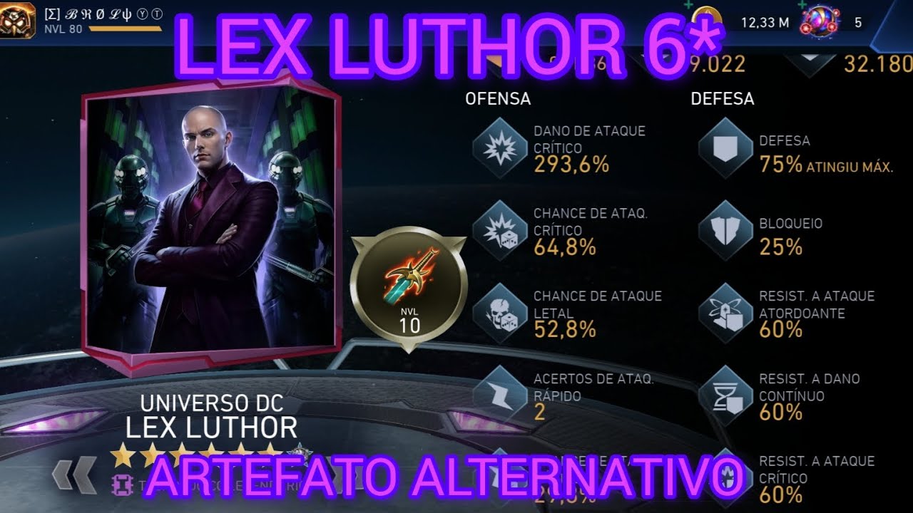 LEX LUTHOR SOLANDO 2B | ARTEFATO ALTERNATIVO |  🥇🌍