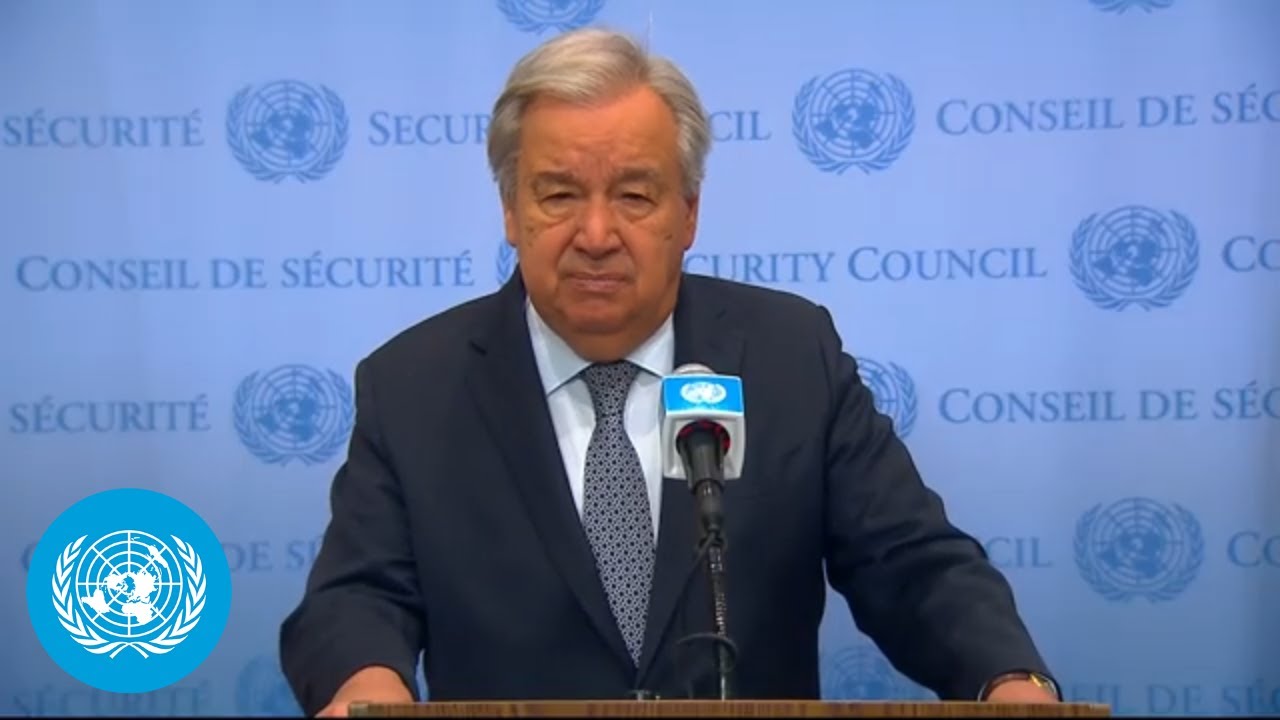 India/Pakistan: UN Chief Media Stakeout | United Nations