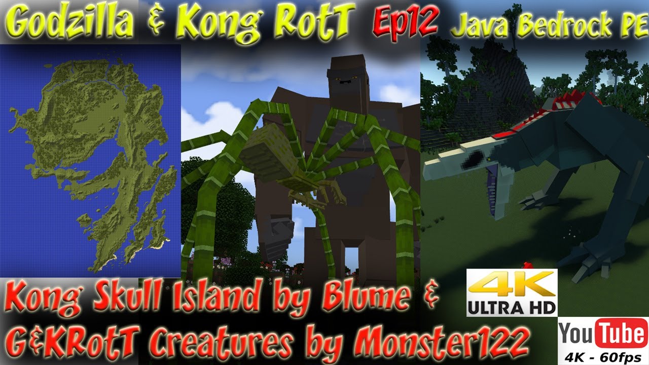 Kong Skull Island Map by Blume and GvKRotT Skull Island Creatures by Monster122 4k60fps Ep12