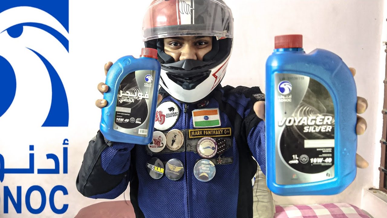 ADNOC VOYAGER ABU DHABI'S LEADING AUTOMOTIVE OIL BRAND IN INDIA |Biker|Reviews|EnginOil