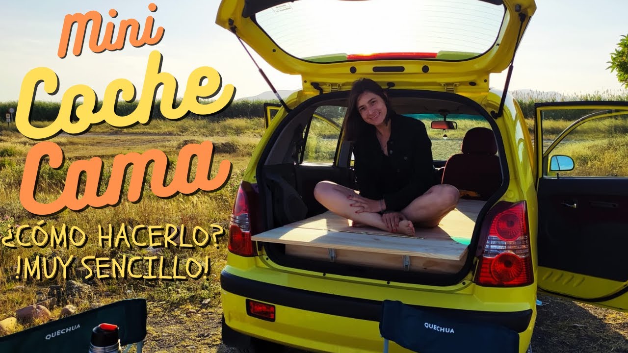 Cómo Hacer un Mini Coche Cama Camper Rápido y Fácil - Camperiza cualquier Coche! 🚗🛌 4K