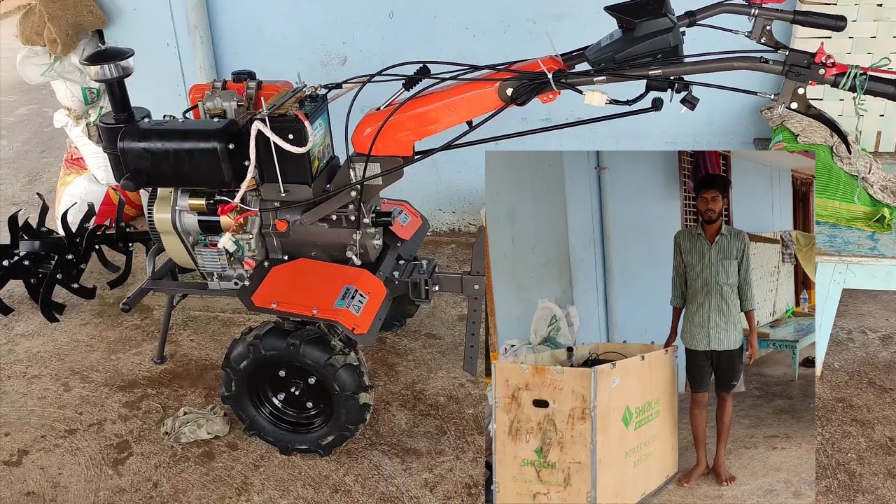 Shrachi 9hp Diesel engine Unboxing and assembling Power Weeder #8500440161 | Order any machine