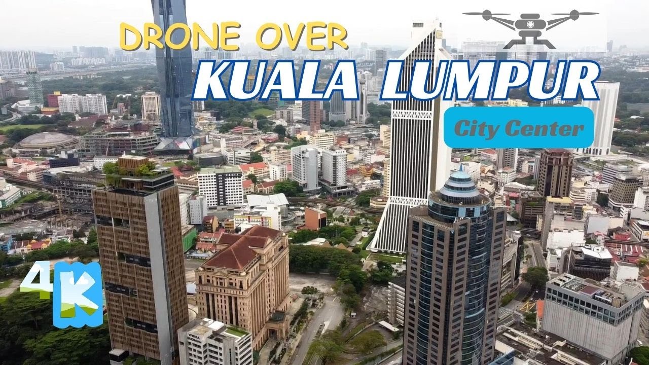 Malaysia 🇲🇾 | Drone over Kuala lumpur with soft, Soothing, relaxing and sleeping Music