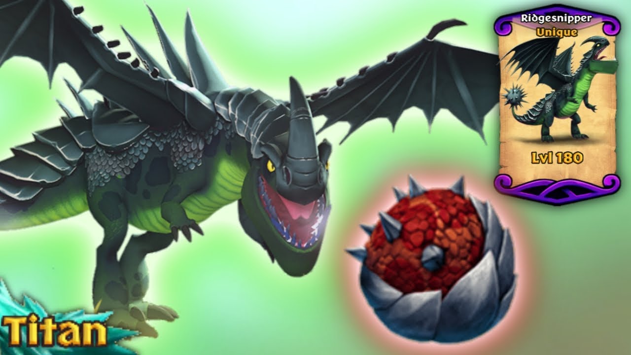 RIDGESNIPPER - Max Level 180 — Hybrid Dragon Showcase | Dragons: Rise of Berk