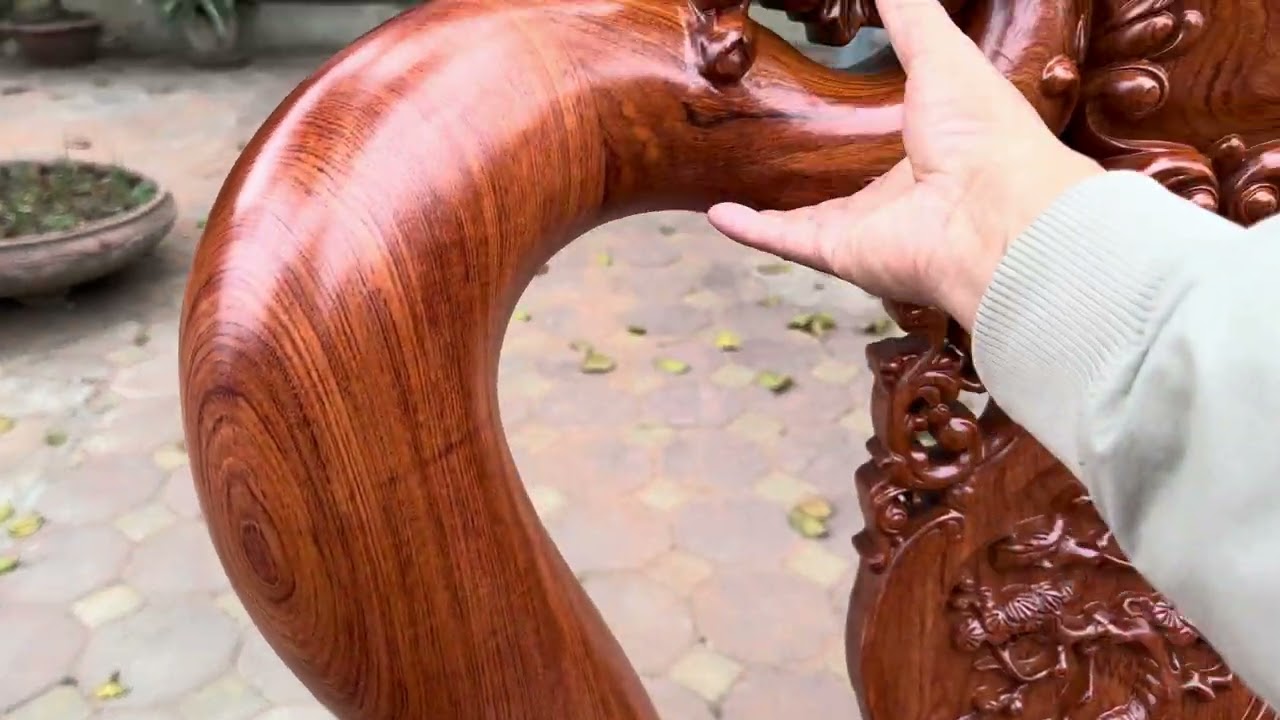 Bộ minh đào tay 12 chân 12 gỗ hương đá 