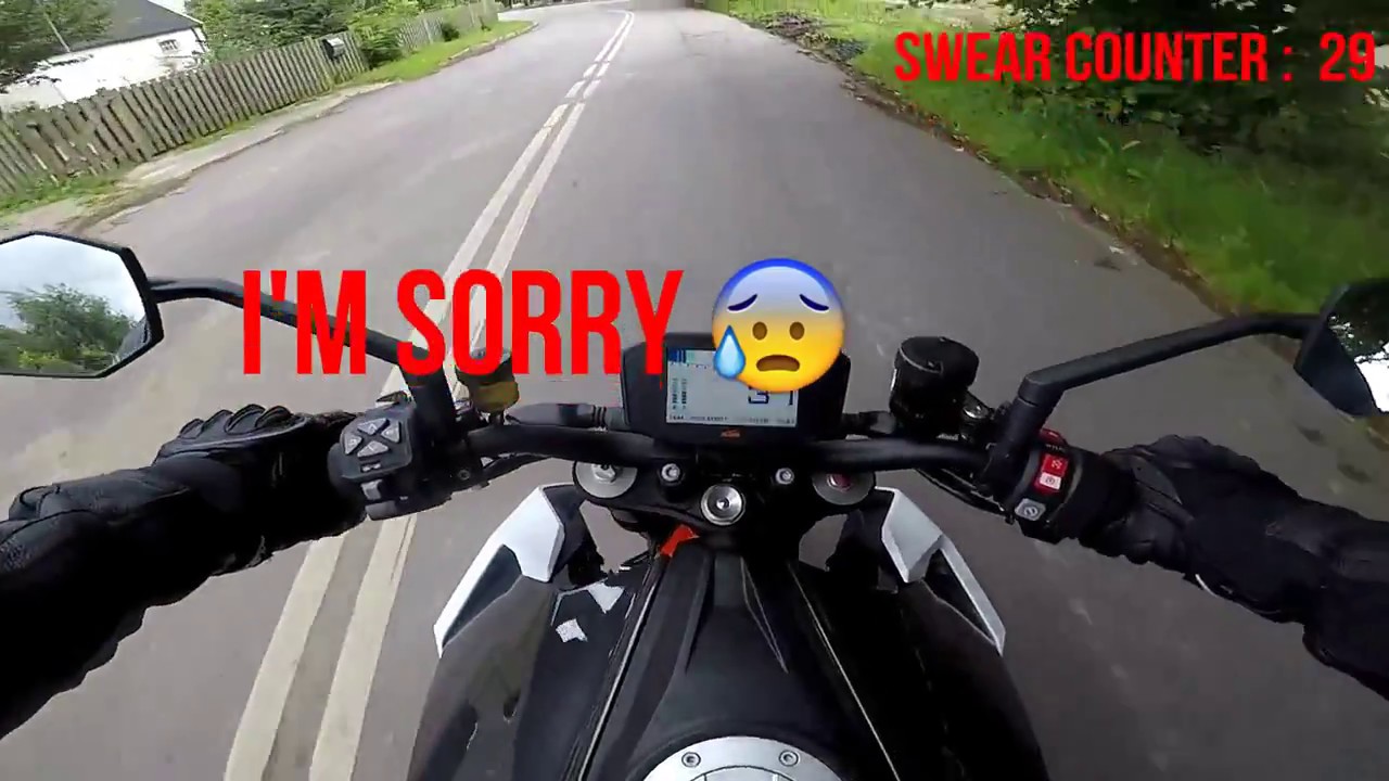 First time on a KTM Super Duke 1290 R. Aka. 