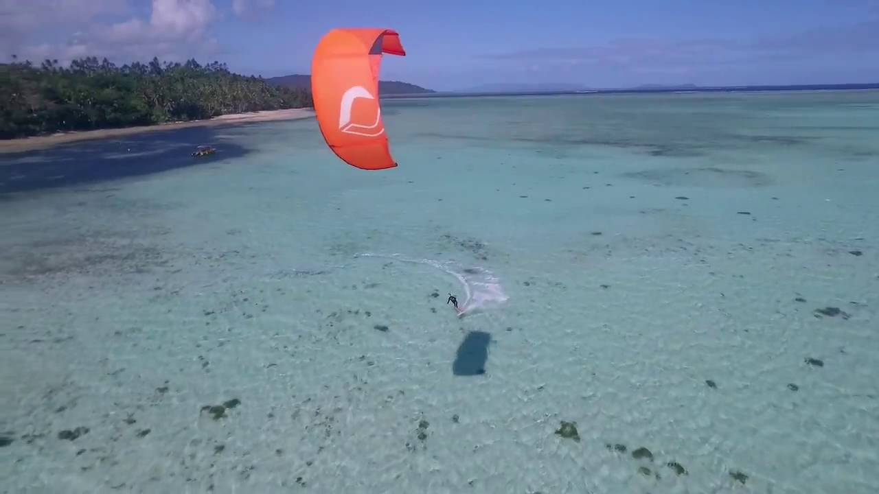 Kitesurfing the Coral Coast - Ben Wilson at Matanivusi, Fiji