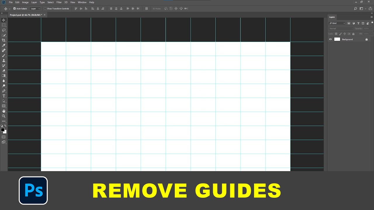 How to Remove Guides in Photoshop