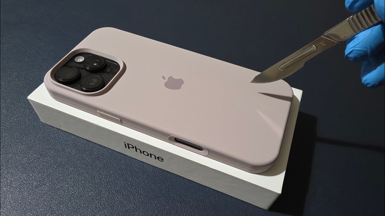 iPhone 16 Pro Max Black Titanium + Accessory Apple Silicon Case Light Purple #Aesthetic#Asmr