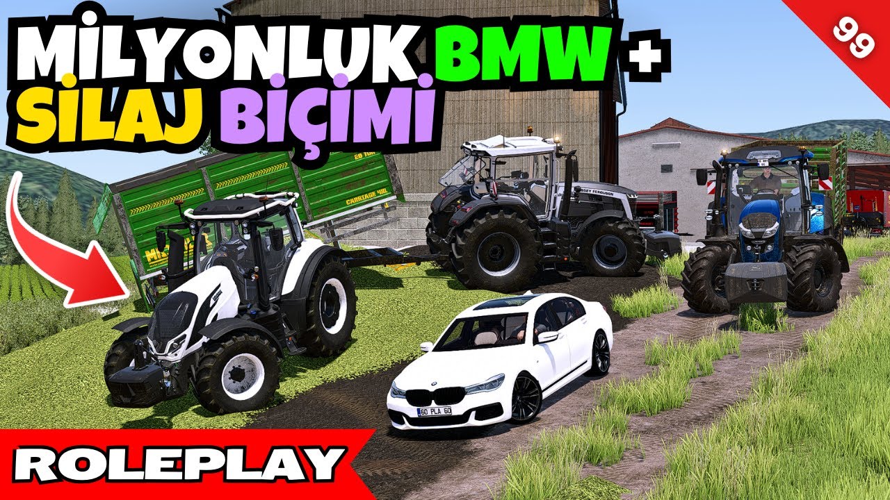 Yeni Lüks BMW’m ile Köyde Olay Oldum! 😂 | FS22 Roleplay