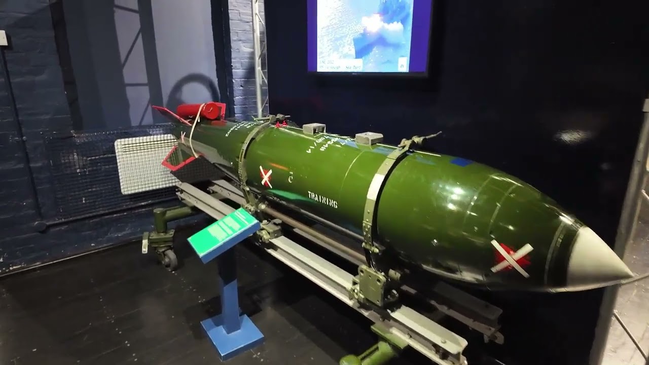 Guided Missiles and Bombs at the Explosion Museum in Gosport