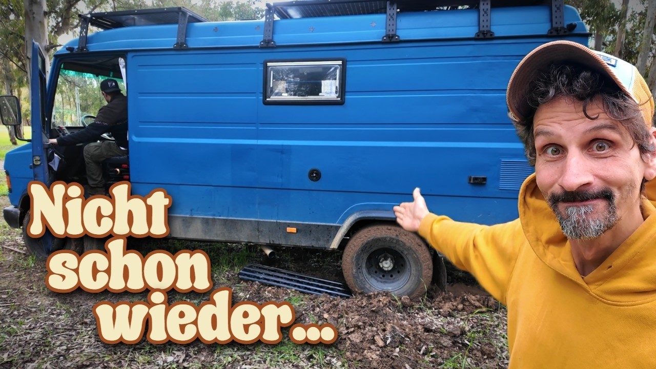 Schadenfreude im spanischen Hinterland! :D &ndash; Olli f&auml;hrt sich fest!