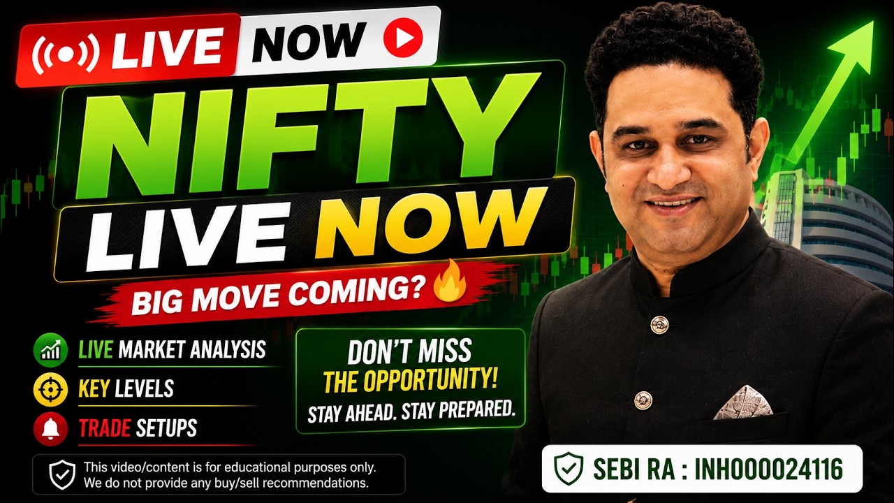 Nifty Live Trading | Nifty | Sensex | Bank Nifty | Zero Hero Options with TRADDER VVIPUL  | 7-AUG