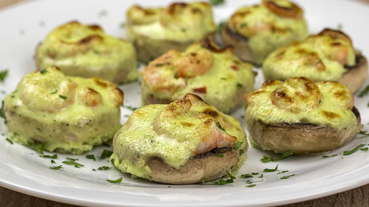 Супер вкусно! Фаршированные грибы