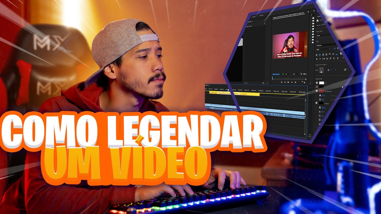 Como LEGENDAR Um V&iacute;deo No ADOBE PREMIERE 2021