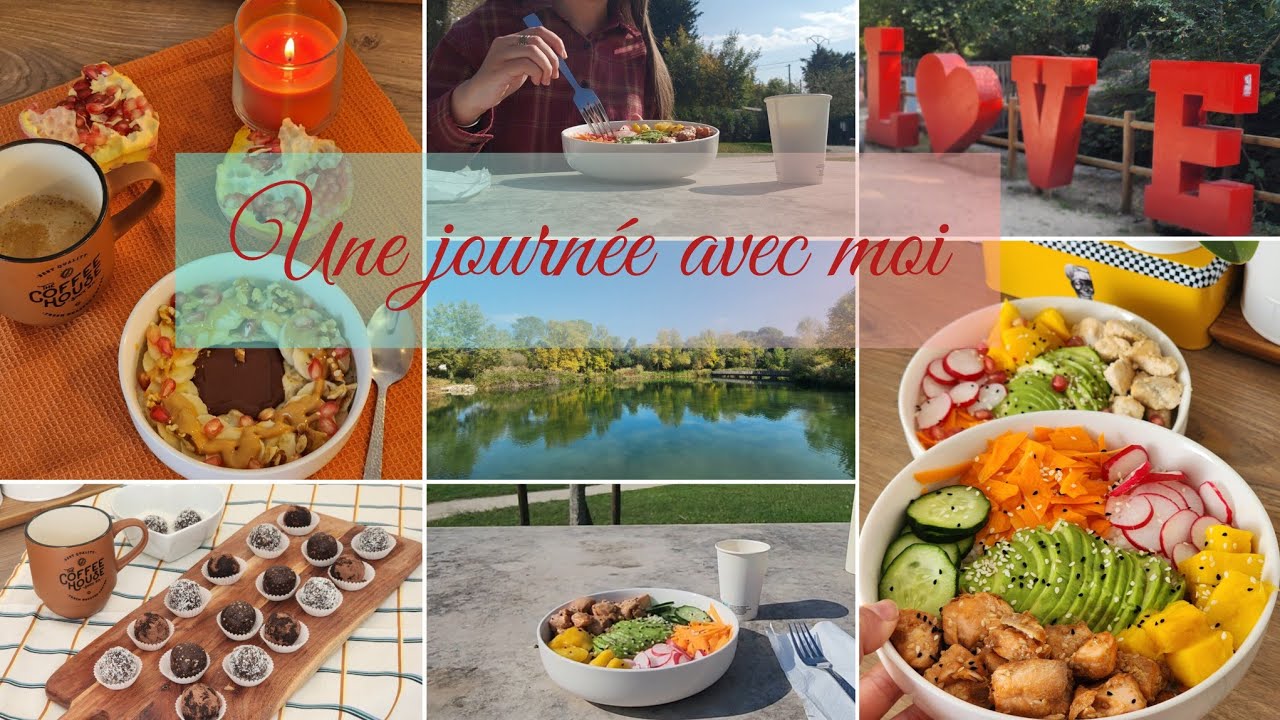 VLOG automnal |Routine: recettes porridge, poke bowl, energy balls |Pique-nique 