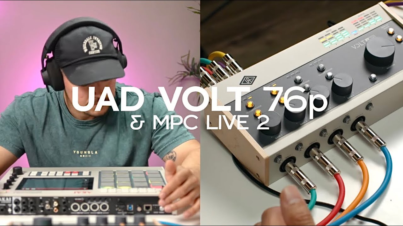AKAI MPC LIVE 2 with UAD Volt 476