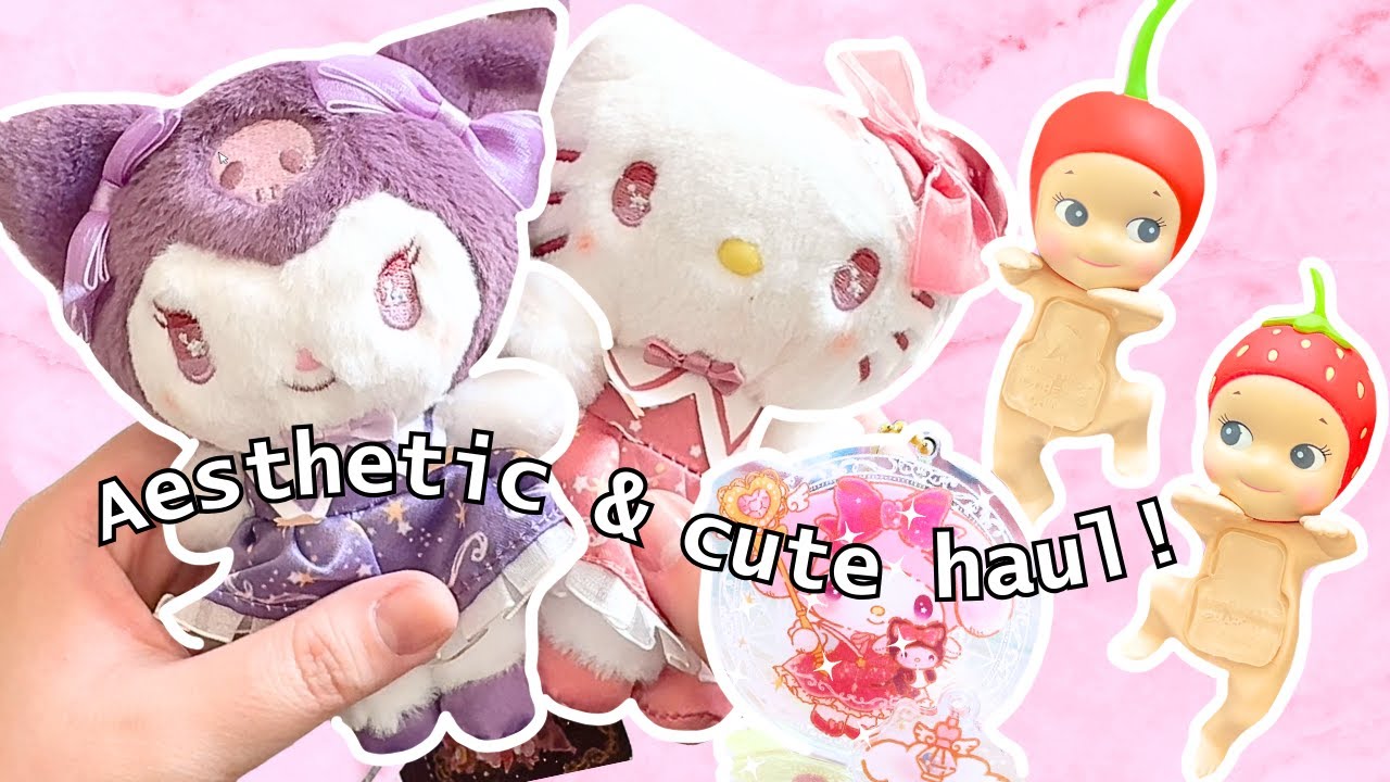 SANRIO AliExpress HAUL 💖 [SONNY ANGEL 👶 Hippers Unboxing, aesthetic stationary & plushies]