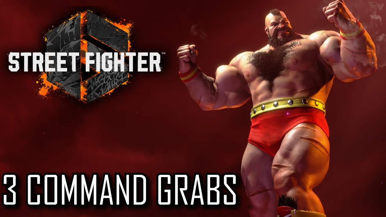 SF6 Zangief 3 COMMAND GRABS